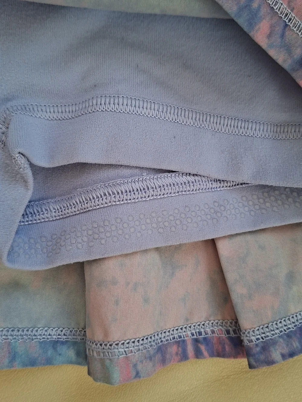 Ivivva Girl by Lululemon 🍋Set The Pace Skirt tie-dye pleated drawcord size 4 - Picture 8 of 8